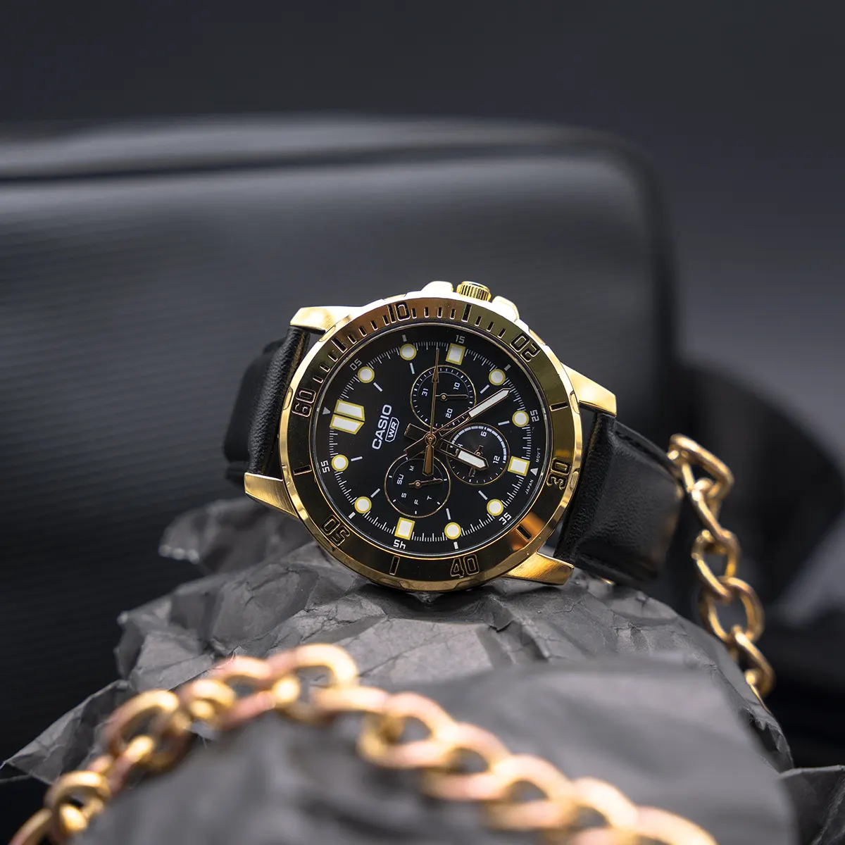 CASIO MTP-VD300GL-1EUDF 2 ساعت مچی مردانه کاسیو مدل CASIO MTP-VD300GL-1EUDF با کیفیت اورجینال