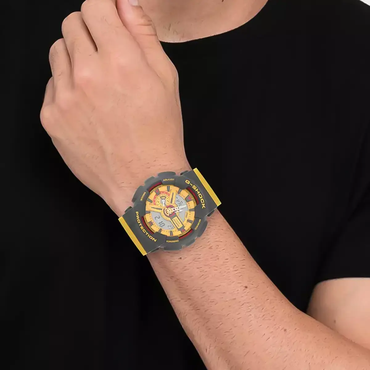 Casio G-Shock GA-110Y-9ADR.4 خرید ساعت کاسیو جی شاک مدل Casio G-Shock GA-110Y-9ADR