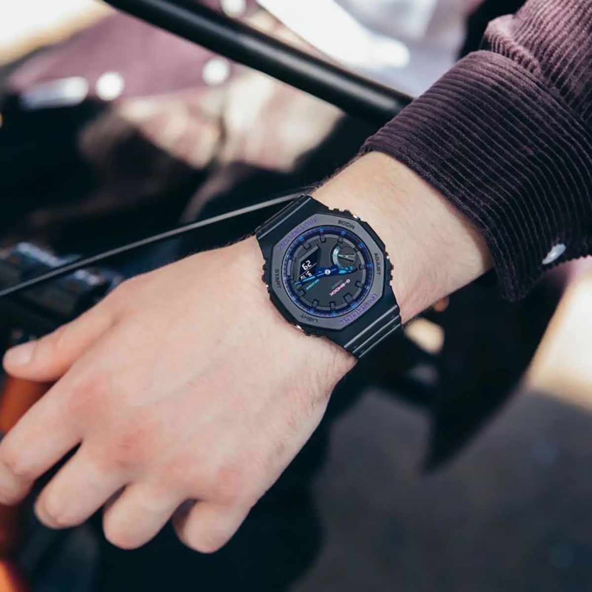 ساعت مچی مردانه کاسیو جی شاک مدل (Casio G-Shok GA-2100VB-1ADR (TH 4 خرید ساعت مچی مردانه کاسیو جی شاک مدل (Casio G-Shok GA-2100VB-1ADR (TH