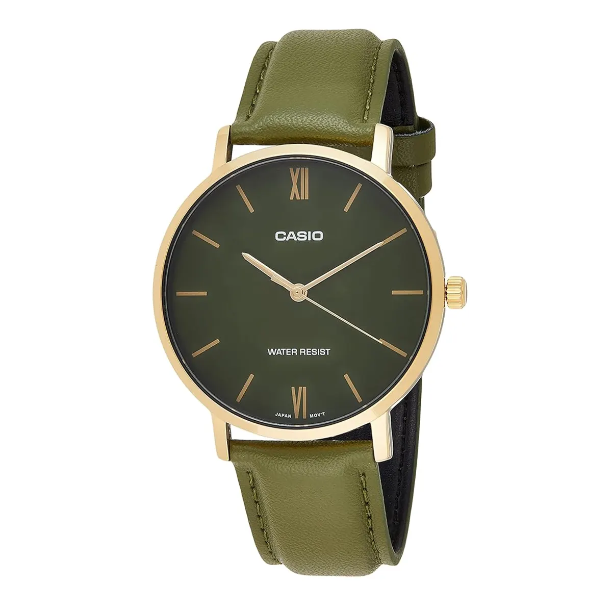 Casio MTP-VT01GL-3BUDF ساعت مچی مردانه کاسیو مدل Casio MTP-VT01GL-3BUDF