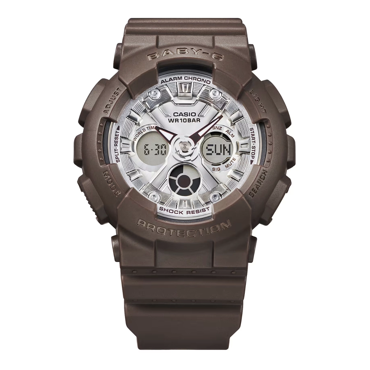 Casio Baby-G BA-130SW-5ADR.1 ساعت مچی زنانه کاسیو بیبی جی مدل Casio Baby-G BA-130SW-5ADR